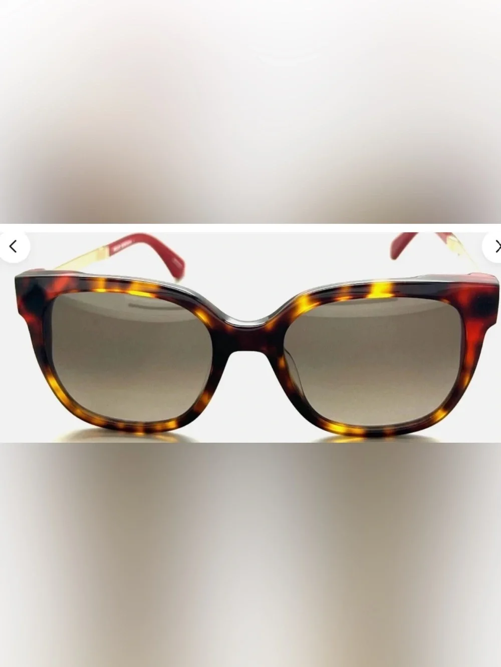 Kate Spade Caelyn/S 65THA Women's Tortoise Brown Gradient Lens Square Sunglasses